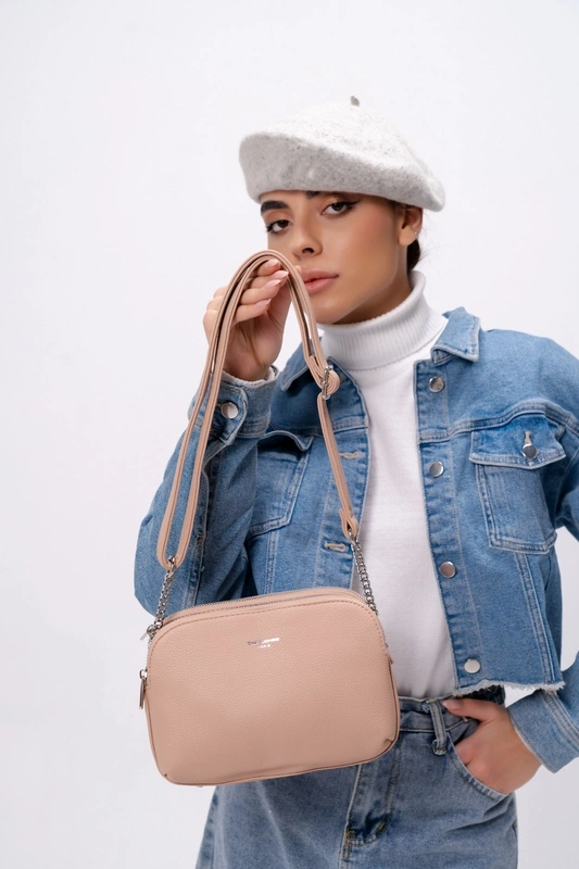 کیف دوشی زنانه دیوید جونز مدل 6747-2F